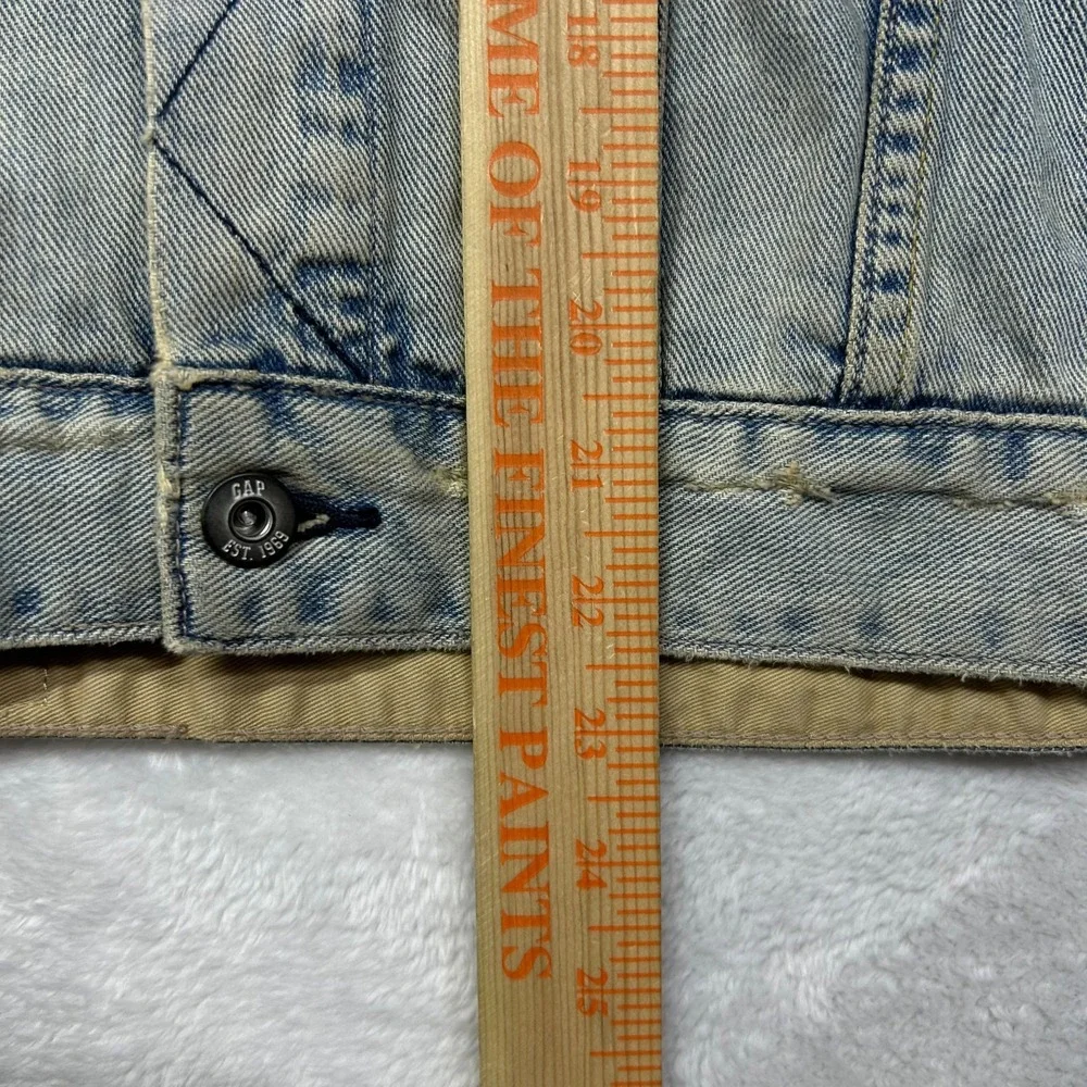 Vintage Gap Kids Trucker Jacket Blue‎ Denim Pockets Classic Y2K - 2XL (14-16)